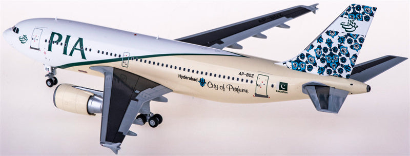 JC Wings PIA for Airbus A310-300 AP-BDZ Hyderabad 1:200 Airplane Pre-built  Airliner Model Display