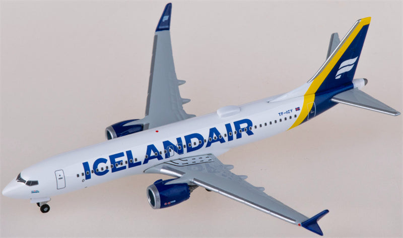 Herpa Icelandair for Boeing 737 MAX 8 TF-ICY 1:500 Airplane Pre-built Airliner Model Display