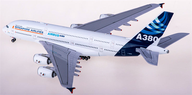JC Wings Airbus A380 F-WWOW 1:400 Airplane Pre-built  Airliner Model Display
