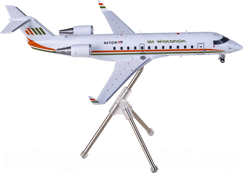 Geminijets Air Wisconsin for Bombardier CRJ200LR N471ZW 1:200 Airplane Pre-built  Airliner Model Display