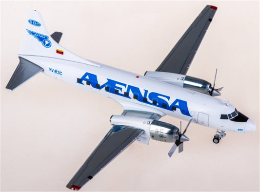JC Wings Avensa for Convair CV-580 YV-83C 1:200 Aircraft Pre-built  Airliner Model Display