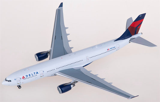 NG Models Delta Air Lines for Airbus A330-200 N857NW 1:400 Airplane Pre-built Airliner Model Display