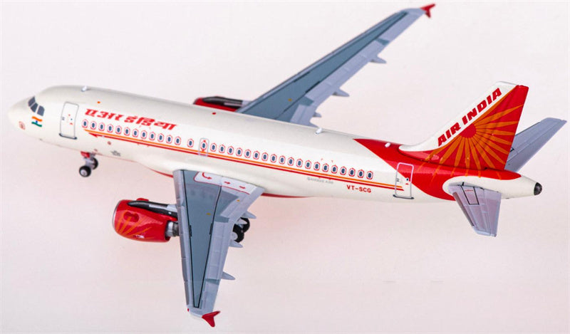 NG Models Air India for Airbus A319 VT-SCG 1:400 Airplane Pre-built  Airliner Model Display