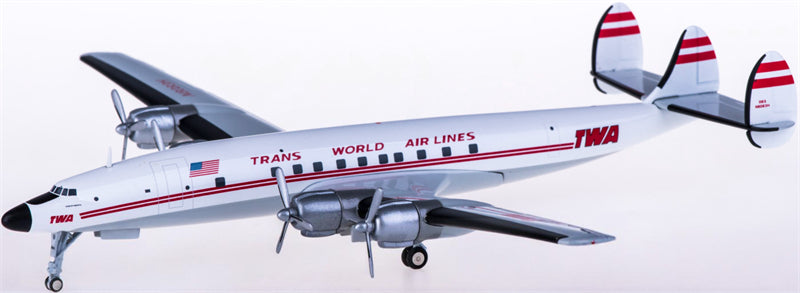 Herpa TWA for Lockheed L-1649A N8083H 1:200 Airplane Pre-built Airliner Model Display
