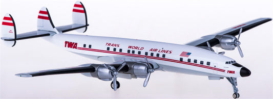 Herpa TWA for Lockheed L-1649A N8083H 1:200 Airplane Pre-built Airliner Model Display