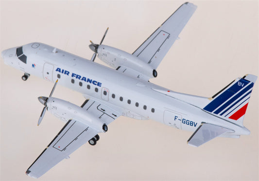 JC Wings Air France for Saab 340A F-GGBV 1:200 Airplane Pre-built Airliner Model Display