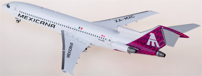 JC Wings Mexicana for Boeing 727-200 XA-MXC 1:200 Airplane Pre-built Airliner Model Display