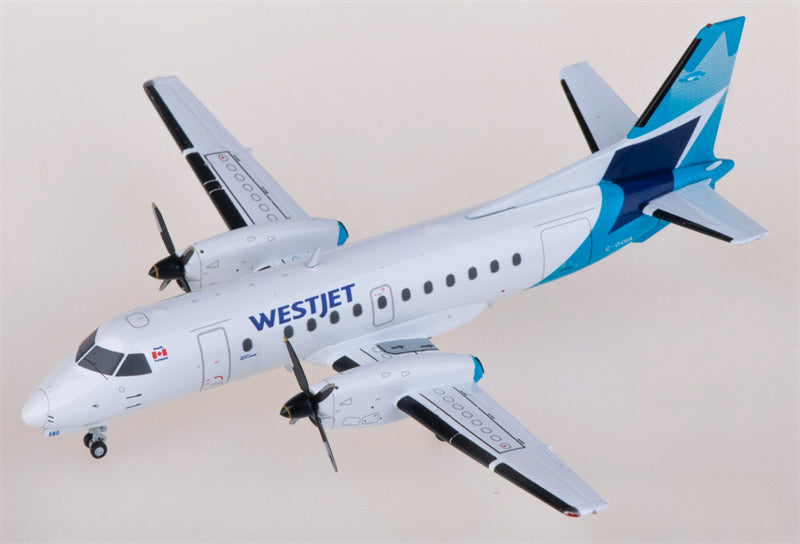 Geminijets WestJet for Saab 340B C-GOIA 1:200 Aircraft Pre-built  Airliner Model Display