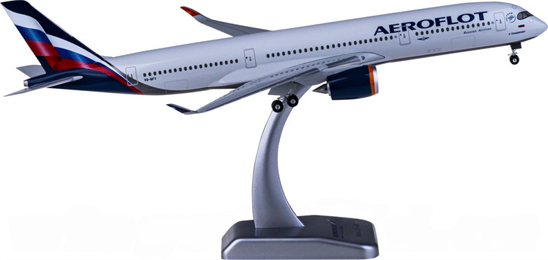 Hogan Aeroflot for Airbus A350-900 VQ-BFY 1:200 Airplane Airliner Model Display