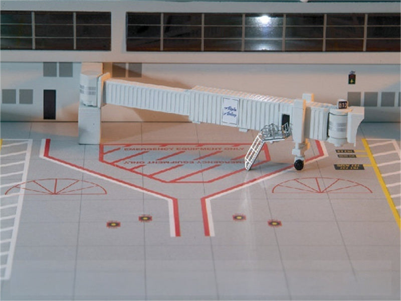 Geminijets Airbridge Set 1 6-Pack Narrowbody Jet Bridges and Airport Adapters 1:400 Accessory Pre-built  Airliner Model Display