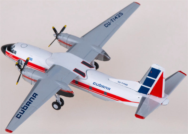 JC Wings Cubana for Antonov An-26 CU-T1425 1:400 Airplane Pre-built  Airliner Model Display