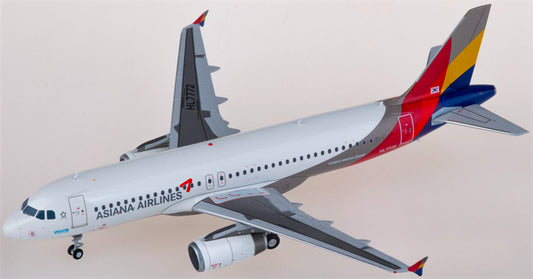 JC Wings Asiana Airlines for Airbus A320 HL7772 1:200 Airplane Pre-built Airliner Model Display