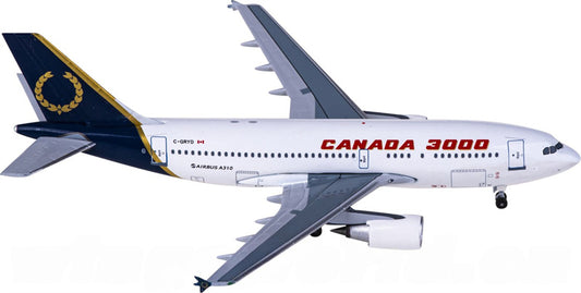 AeroClassics Canada 3000 for Airbus A310 C-GRYD 1:400 Aircraft Pre-built  Airliner Model Display