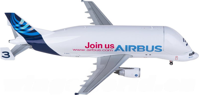 JC Wings Airbus A300-600ST F-GSTC for Beluga 3 1:400 Airplane Pre-built  Airliner Model Display