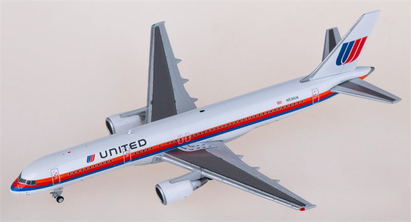 Geminijets United Airlines for Boeing 757-200 N536UA 1:400 Airplane Pre-built  Airliner Model Display