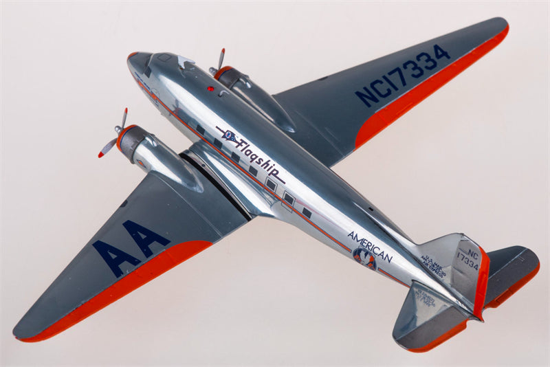 JC Wings American Airlines for Douglas DC-3 NC17334 1:200 Airplane Pre-built Airliner Model Display