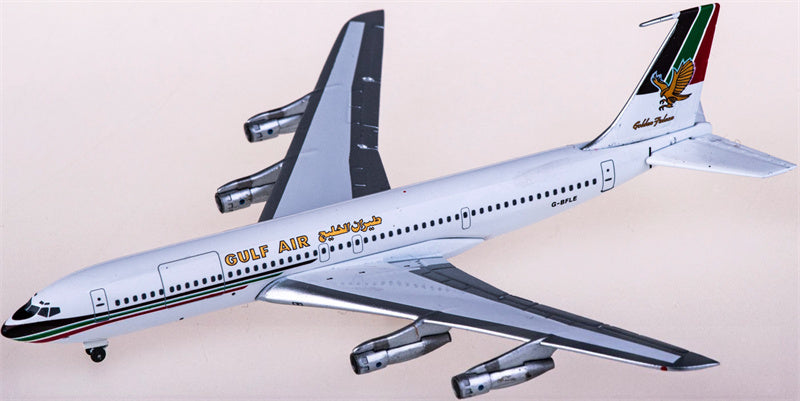 AeroClassics Gulf Air for Boeing 707-300 G-BFLE 1:400 Airplane Pre-built  Airliner Model Display
