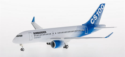 Hogan Bombardier CS100 House Colour 1:200 Aircraft Pre-built  Airliner Model Display