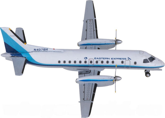 Geminijets Eastern Express for Saab 340A N407BH 1:400 Aircraft Pre-built  Airliner Model Display
