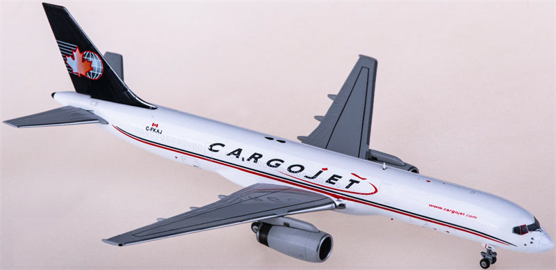 NG Models Cargojet for Boeing 757-200PCF C-FKAJ 1:400 Airplane Pre-built  Airliner Model Display