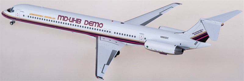 JC Wings for McDonnell Douglas MD-80 N980DC 1:200 Airplane Pre-built  Airliner Model Display