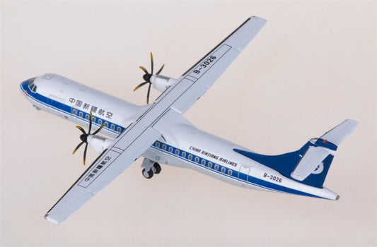Yu ModeL China Xinjiang Airlines for ATR-72 B-3026 1:400 Airplane Pre-built  Airliner Model Display