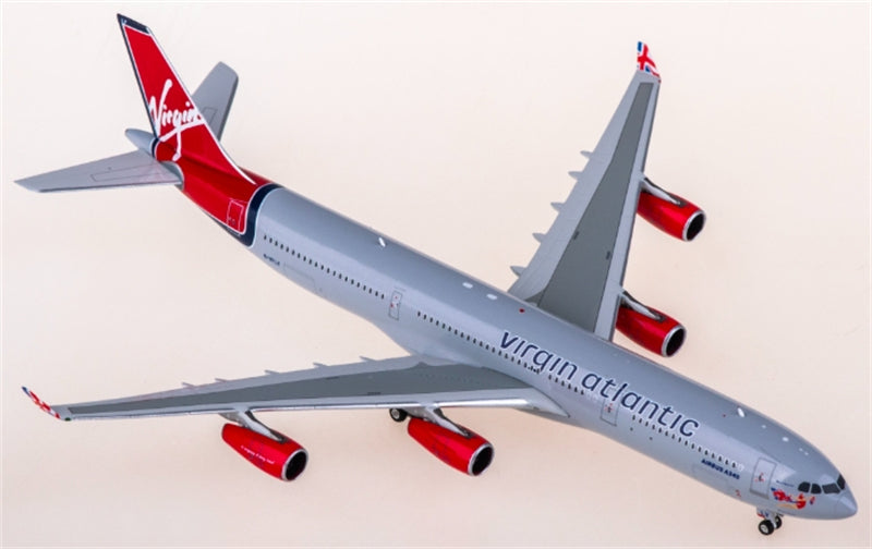 Phoenix Virgin Atlantic for Airbus A340-300 G-VFLY 1:400 Aircraft Pre-built  Airliner Model Display