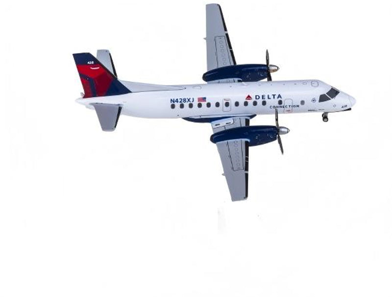 Geminijets Delta Air Lines for Saab 340B N428XJ 1:200 Aircraft Pre-built  Airliner Model Display