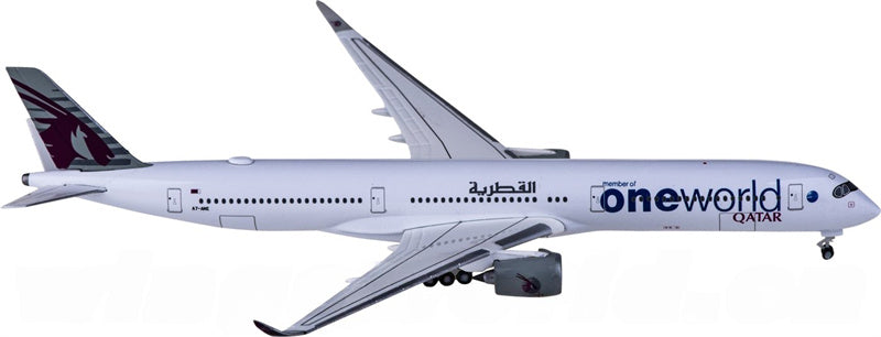 Herpa Qatar for Airbus A350-1000 A7-ANE member of one world 1:500 Airplane Pre-built  Airliner Model Display