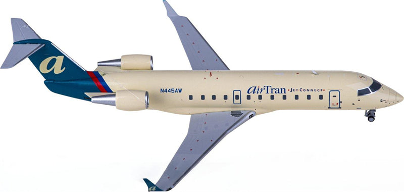 NG Models AirTran for Bombardier CRJ200LR N445AW 1:200 Airplane Pre-built Airliner Model Display