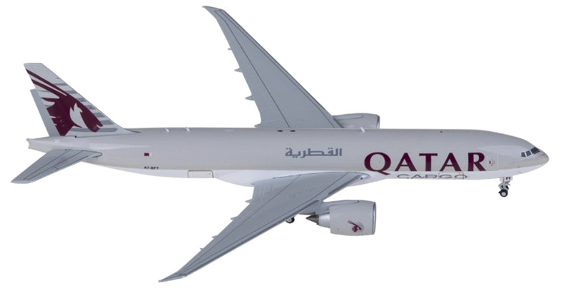 Geminijets Qatar for Boeing 777-200LRF A7-BFT 1:400 Airplane Pre-built  Airliner Model Display