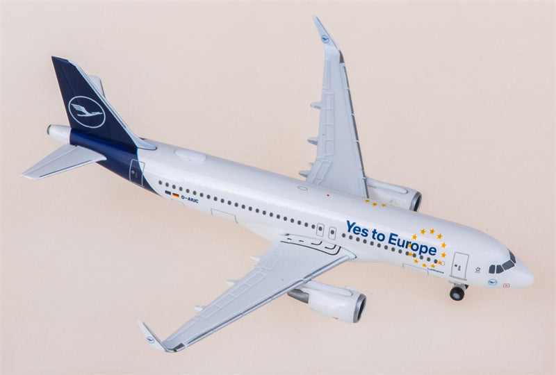 Herpa Lufthansa for Airbus A320 D-AIUC 1:500 Airplane Pre-built  Airliner Model Display