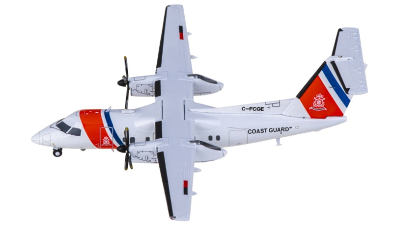 JC Wings Netherlands Coastguard for Bombardier for Dash 8 Q100 C-FCGE 1:200 Aircraft Pre-built  Airliner Model Display