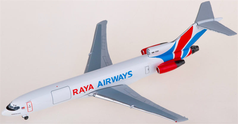 AeroClassics Raya Airways for Boeing 727-200F 9M-TGH 1:400 Airplane Pre-built  Airliner Model Display