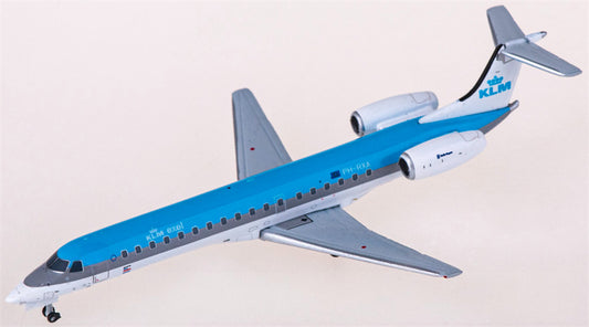 JC Wings KLM for Embraer ERJ-145MP PH-RXA 1:400 Airplane Pre-built  Airliner Model Display