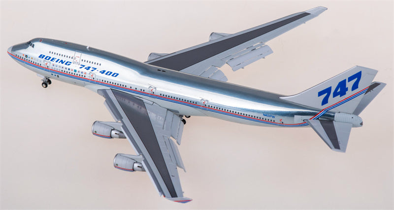 Patriot for Boeing 747-400 N401PW Flaps Down 1:400 Airplane Pre-built Airliner Model Display
