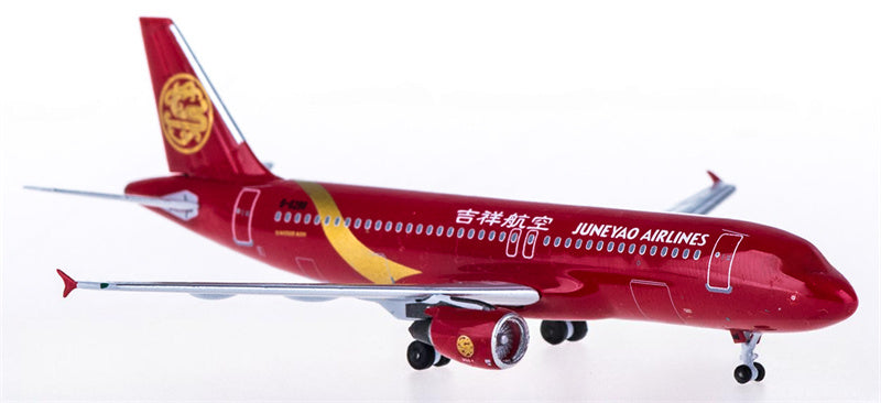 AeroClassics Juneyao Airlines for Airbus A320 B-6298 1:400 Airplane Pre-built  Airliner Model Display