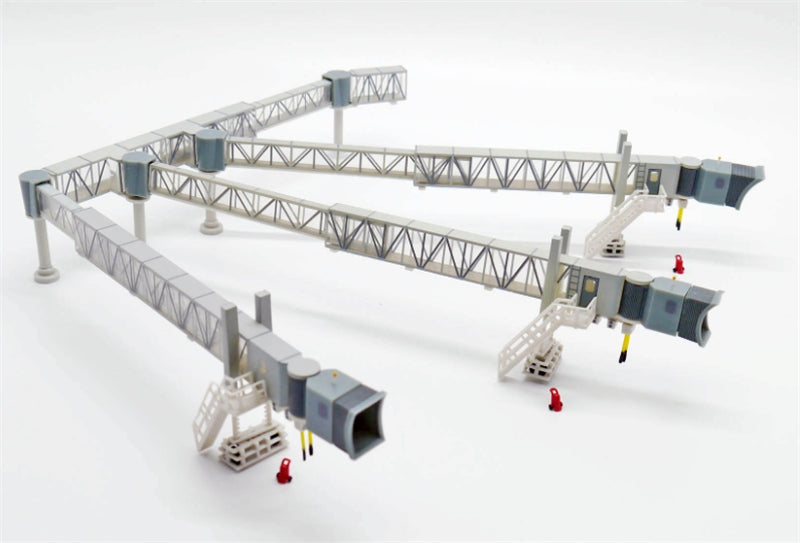 JC Wings Airport Passenger Bridge A380 Transparent 1:200 ACCESSORIES Pre-built  Airliner Model Display