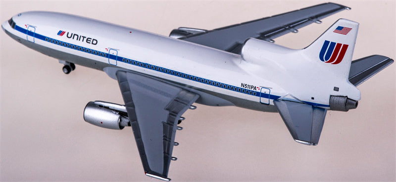 AeroClassics United Airlines for Lockheed L-1011-500 N511PA 1:400 Airplane Pre-built  Airliner Model Display