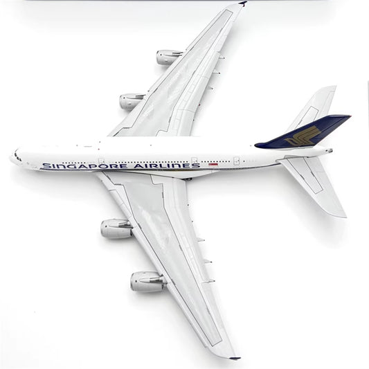 YY Wings Singapore Airlines for Airbus A380-800 9V-SKJ Flaps Down 1:400 Airplane Pre-built  Airliner Model Display