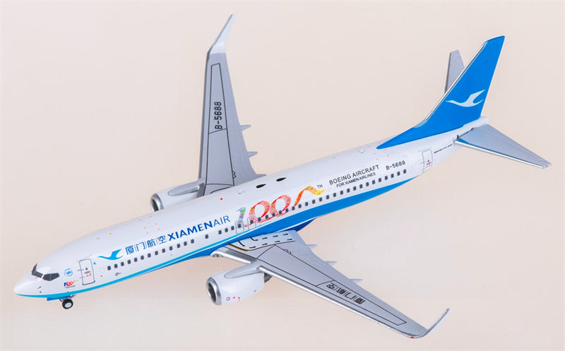 C Model XiamenAir for Boeing 737-800 B-5688 1:400 Airplane Pre-built  Airliner Model Display