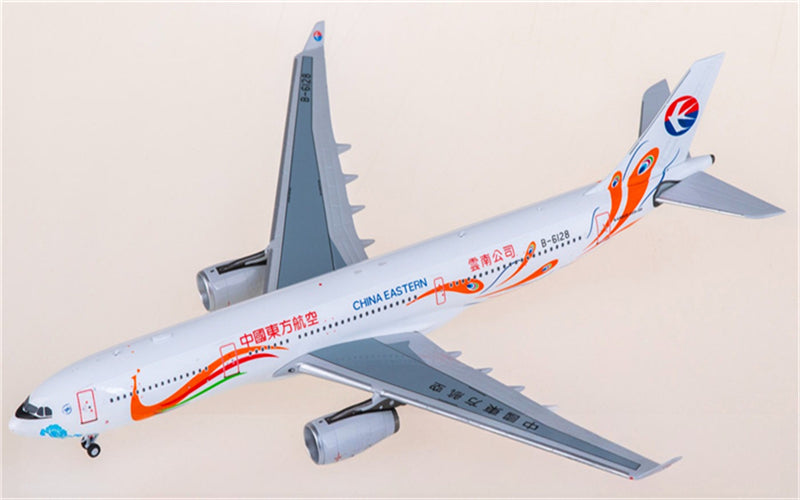 NG Models China Eastern Airlines for Airbus A330-300 B-6128 1:400 Airplane Pre-built Airliner Model Display