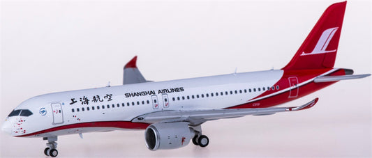 JC Wings Shanghai Airlines for Comac C919 1:400 Airplane Pre-built  Airliner Model Display
