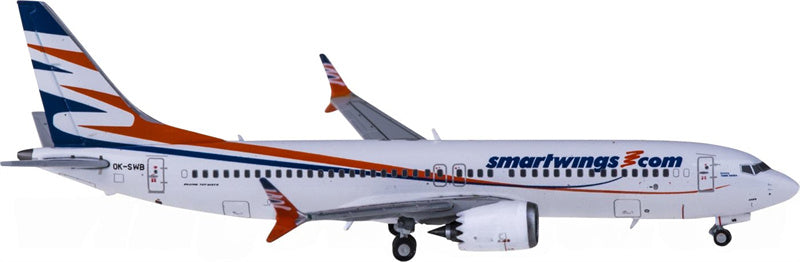 JC Wings Smartwings for Boeing 737 MAX 8 OK-SWB 1:400 Airplane Pre-built  Airliner Model Display