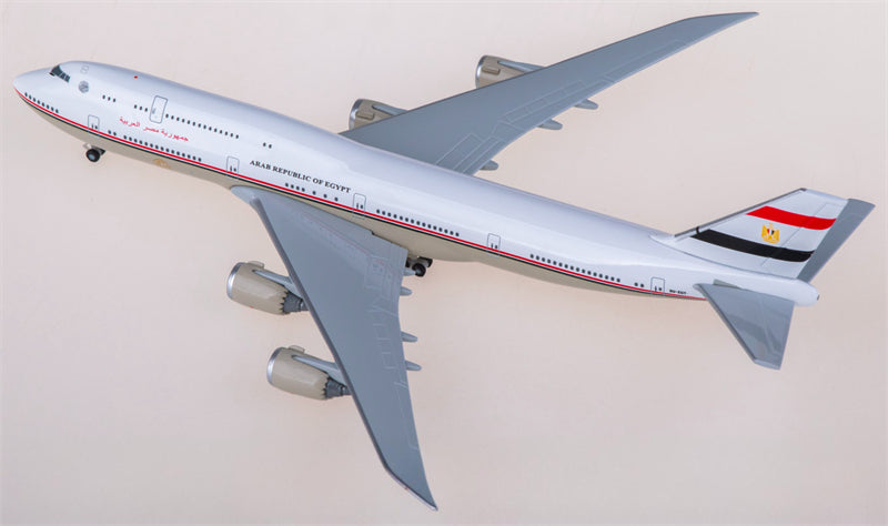 Herpa Egypt Government for Boeing 747-8 for BBJ SU-EGY 1:500 Airplane Pre-built Airliner Model Display