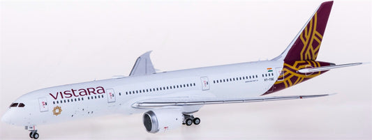 JC Wings Vistara for Boeing 787-9 Dreamliner VT-TSE 1:400 Airplane Pre-built  Airliner Model Display