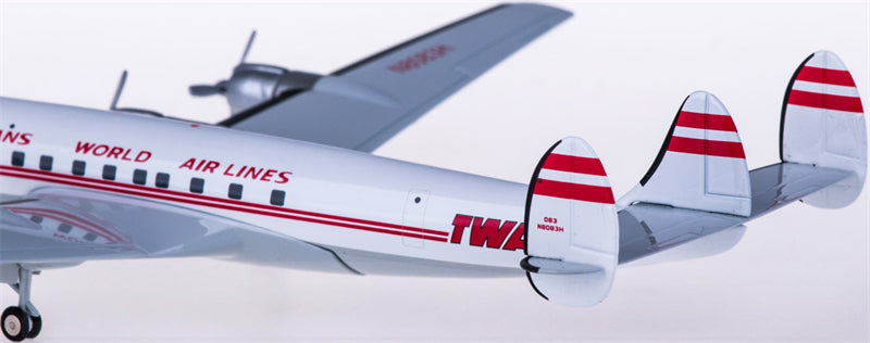 Herpa TWA for Lockheed L-1649A N8083H 1:200 Airplane Pre-built Airliner Model Display