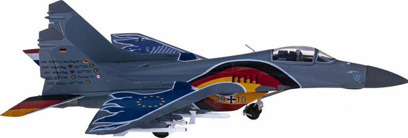 Herpa Luftwaffe for Mikoyan MiG-29A 29+10 1:72 Airplane Pre-built  Airliner Model Display