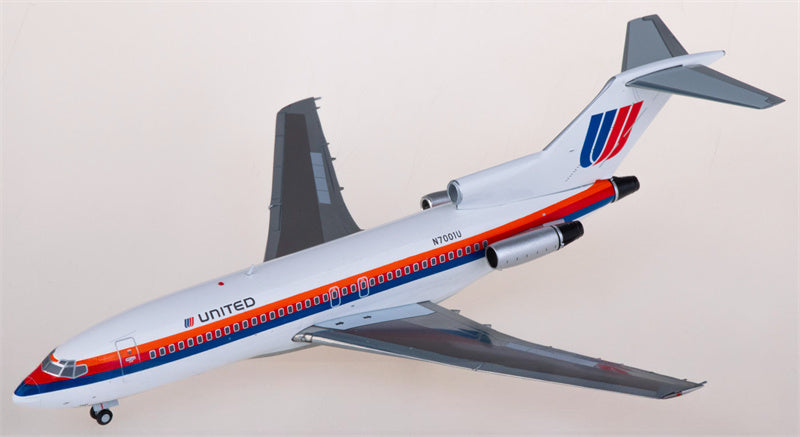 Geminijets United Airlines for Boeing 727-100 N7001U 1:200 Aircraft Pre-built  Airliner Model Display