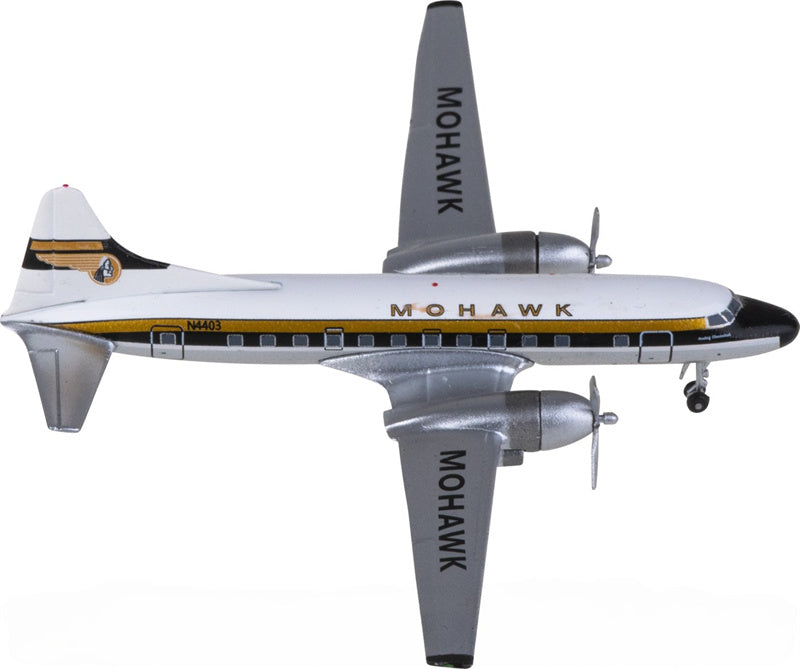 AeroClassics Mohawk Airlines for Convair CV-440 N4403 1:400 Airplane Pre-built  Airliner Model Display